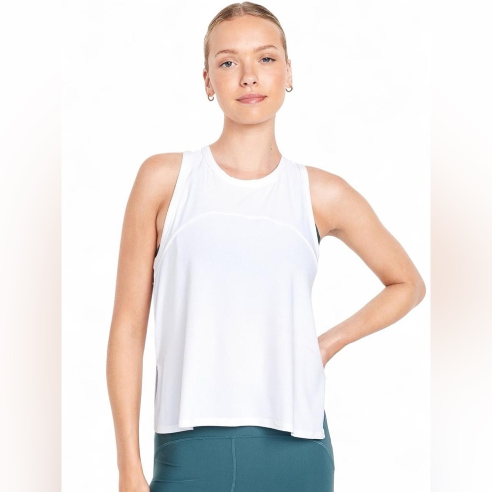 Old Navy White Cloud 94 Soft Tank Top Size L